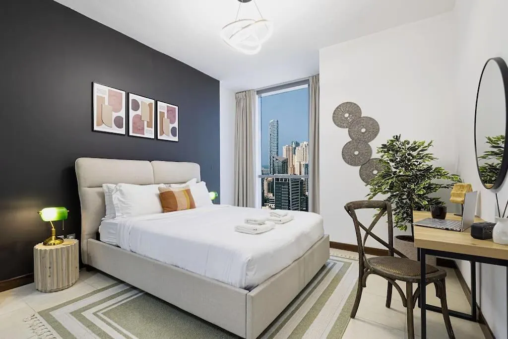 Apartment 2Br On 30Th Floor In Jlt Near Metro & Walking Distance To Jbr Beach, Dubai Marina United Arab Emirates